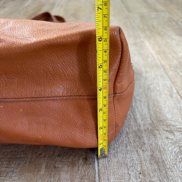 J. Crew Leather Perforated Tote in Cognac - Picture 7 of 9